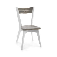 Lana ruokapöydän tuoli, harmaa / valkoinen